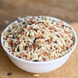 White & Brown mixed rice